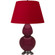 Double Gourd One Light Table Lamp in Sugar Plum Glazed Ceramic w/Antique Silver (165|SM22R)