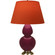 Double Gourd One Light Table Lamp in Sugar Plum Glazed Ceramic w/Antique Natural Brass (165|SM20T)