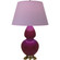 Double Gourd One Light Table Lamp in Sugar Plum Glazed Ceramic w/Antique Natural Brass (165|SM20L)