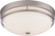 Neval Two Light Flush Mount in Brushed Nickel (72|60-5486)