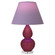 Small Double Gourd One Light Accent Lamp in Sugar Plum Glazed Ceramic w/Lucite (165|SM13L)