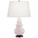Small Triple Gourd One Light Accent Lamp in Rose Water Glazed Ceramic w/Deep Patina Bronze (165|RW31X)