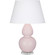 Double Gourd One Light Table Lamp in Rose Water Glazed Ceramic w/Lucite (165|RW23X)