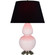 Double Gourd One Light Table Lamp in Rose Water Glazed Ceramic w/Antique Silver (165|RW22K)
