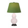 Small Double Gourd One Light Accent Lamp in Rose Water Glazed Ceramic w/Deep Patina Bronze (165|RW11G)