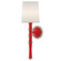 Kane One Light Wall Sconce in Ruby Red w/Polished Nickel (165|RR88)