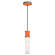 Kane One Light Pendant in Pumpkin w/Polished Nickel (165|PM86)