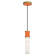 Kane One Light Pendant in Pumpkin w/Modern Brass (165|PM85)