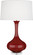Pike One Light Table Lamp in Oxblood Glazed Ceramic w/Lucite (165|OX996)