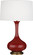 Pike One Light Table Lamp in Oxblood Glazed Ceramic w/Aged Brass (165|OX994)