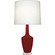 Emma One Light Table Lamp in Oxblood Glazed Ceramic w/Polished Nickel (165|OX37)