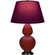 Double Gourd One Light Table Lamp in Oxblood Glazed Ceramic w/Deep Patina Bronze (165|OX21P)