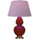 Double Gourd One Light Table Lamp in Oxblood Glazed Ceramic w/Antique Natural Brass (165|OX20L)