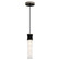 Kane One Light Pendant in Obsidian w/Polished Nickel (165|OS86)
