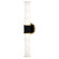 Kane Two Light Wall Sconce in Obsidian w/Modern Brass (165|OS83)