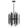Kane 30 Light Chandelier in Obsidian w/Polished Nickel (165|OS49)