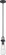 Beaker One Light Mini Pendant in Aged Bronze (72|60-5362)