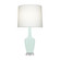 Small Emma One Light Accent Lamp in Mint Glazed Ceramic w/Polished Nickel (165|MN35)