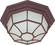 Spider Cage Old Bronze One Light Ceiling Mount in Old Bronze (72|60-535)