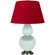 Double Gourd One Light Table Lamp in Mint Glazed Ceramic w/Antique Silver (165|MN22R)