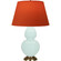 Double Gourd One Light Table Lamp in Mint Glazed Ceramic w/Antique Natural Brass (165|MN20T)