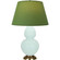 Double Gourd One Light Table Lamp in Mint Glazed Ceramic w/Antique Natural Brass (165|MN20G)