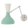Clare One Light Wall Sconce in Polished Nickel w/Mint, Lily Painted (165|MN19LY)