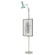 Clare One Light Floor Easel in Polished Nickel w/Mint Painted (165|MN17MN)
