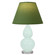 Small Double Gourd One Light Accent Lamp in Mint Glazed Ceramic w/Lucite (165|MN13G)
