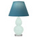 Small Double Gourd One Light Accent Lamp in Mint Glazed Ceramic w/Lucite (165|MN13B)