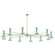 Clare 12 Light Chandelier in Modern Brass w/Mint Painted (165|MN12MN)