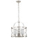 Ginger Three Light Pendant in Brushed Nickel (72|60-5333)