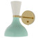 Clare One Light Wall Sconce in Modern Brass w/Mint, Lily Painted (165|MN05LY)