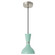 Clare One Light Pendant in Polished Nickel w/Mint Painted (165|MN02MN)