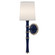 Kane One Light Wall Sconce in Matte Midnight Blue w/Polished Nickel (165|MMB88)