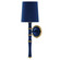 Kane One Light Wall Sconce in Matte Midnight Blue w/Modern Brass (165|MMB87X)