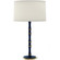 Kane One Light Table Lamp in Matte Midnight Blue w/Modern Brass (165|MMB71)