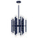 Kane 30 Light Chandelier in Matte Midnight Blue w/Polished Nickel (165|MMB49)