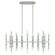 Kane 42 Light Chandelier in Matte Celadon w/Modern Brass (165|MCL77)