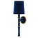 Kane One Light Wall Sconce in Midnight Blue w/Modern Brass (165|MB87X)