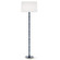 Kane One Light Floor Lamp in Midnight Blue w/Polished Nickel (165|MB74)