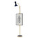 Clare One Light Floor Easel in Modern Brass w/Midnight Blue Painted (165|MB16MB)