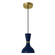 Clare One Light Pendant in Modern Brass w/Midnight Blue Painted (165|MB01MB)