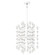 Kane 30 Light Chandelier in Daisy w/Polished Nickel (165|DY49)