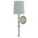 Kane One Light Wall Sconce in Celadon w/Polished Nickel (165|CL88X)