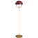 Mavisten Edition Copernica One Light Floor Lamp in Lacquered Burnished Brass w/Smoked (165|601OX)