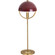 Mavisten Edition Copernica One Light Table Lamp in Lacquered Burnished Brass w/Oxblood Painted (165|600OX)
