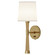 Hatteras One Light Wall Sconce in Natural Rope w/Modern Brass (165|450)