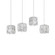 LED Pendant in Chrome (347|MP7804)