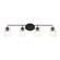 Eisele Four Light Vanity in Midnight Black (1|GLV1134MBK)